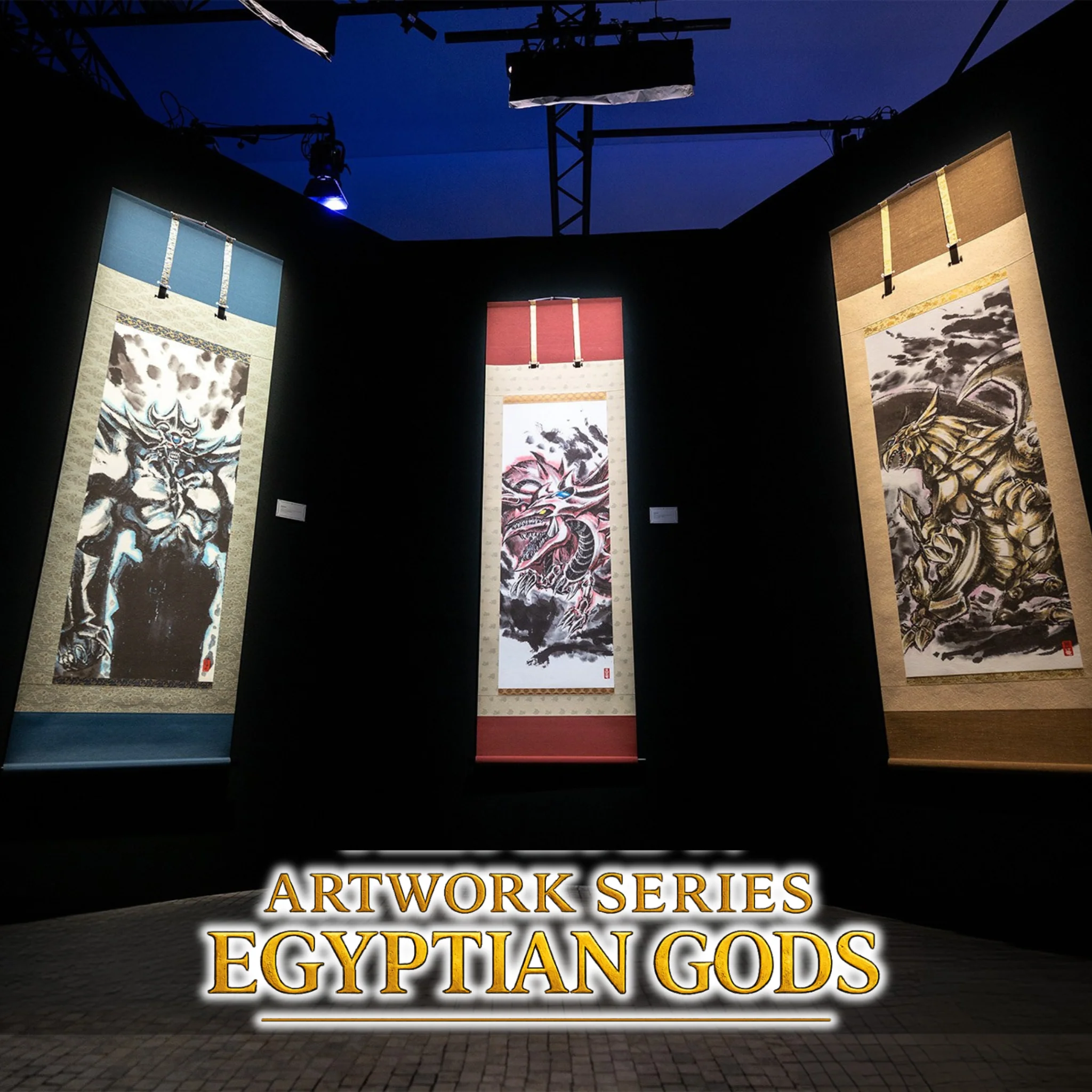Yu-Gi-Oh! ARTWORK SERIES Mini Hanging Scrolls: Egyptian Gods - Image 2
